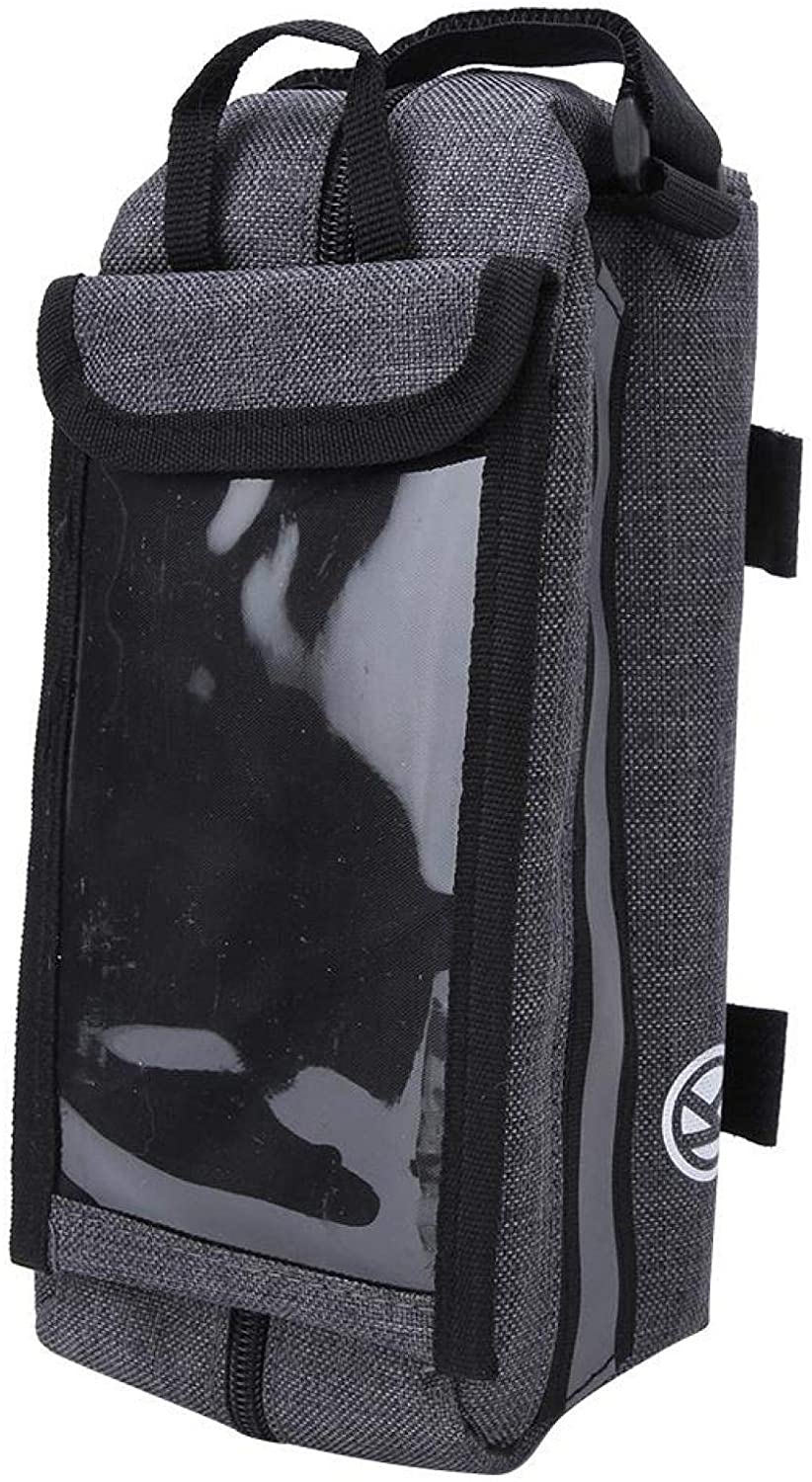 Demeras Cycling Hanging Front Fixed Tool Pocket Mountain Bike Frame Pannier Cycling and Fishing Lovers Perfect for Road Vehicles, Folding Bicycles