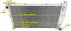 3 Row Radiator, Aluminum & 2-14