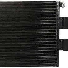 Aintier AC A/C Condenser 3887 Replace Fit for 2003 2004 2005 2006 2007 2008 2009 2010 2011 Express G-MC Savana