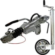 AB Tools-Knott Braked Coupling & Ribbed Jockey Wheel for Ifor Williams 2700kg Plant Trailers