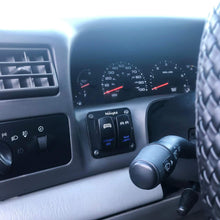 Nilight 90104B 2Gang Aluminum Laser Rear LED Light Bar Rocker 12/24V 5Pin ON/Off Pre-Wired Toggle Switch Panel for Marine Boat Car ATV UTV,2 Years Warranty