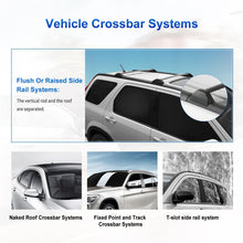 AUXMART 2 Pcs Roof Rack Cross Bars Crossbars Compatible for Honda CR-V 2002 2003 2004 2005 2006, OE Style Aluminum Rooftop Rail Bars Luggage Rack Cargo Carrier (Black)