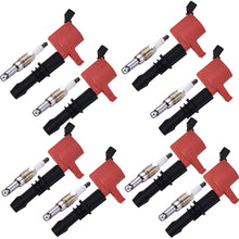 ENA Platinum Spark Plugs and Ignition Coils Set of 8 compatible with SP515 SP546 Spark Plugs compatible with Ford Lincoln Mercury V8 V10 4.6l 5.4l 6.8l 3L3E12A366CA 5C1584 C1541 FD-508 UF-537