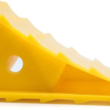 Camco 44412 Wheel Chock - Single ,Yellow