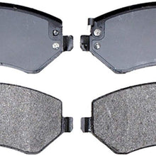 ACDelco 14D856M Advantage Semi-Metallic Front Disc Brake Pad Set with Wear Sensor