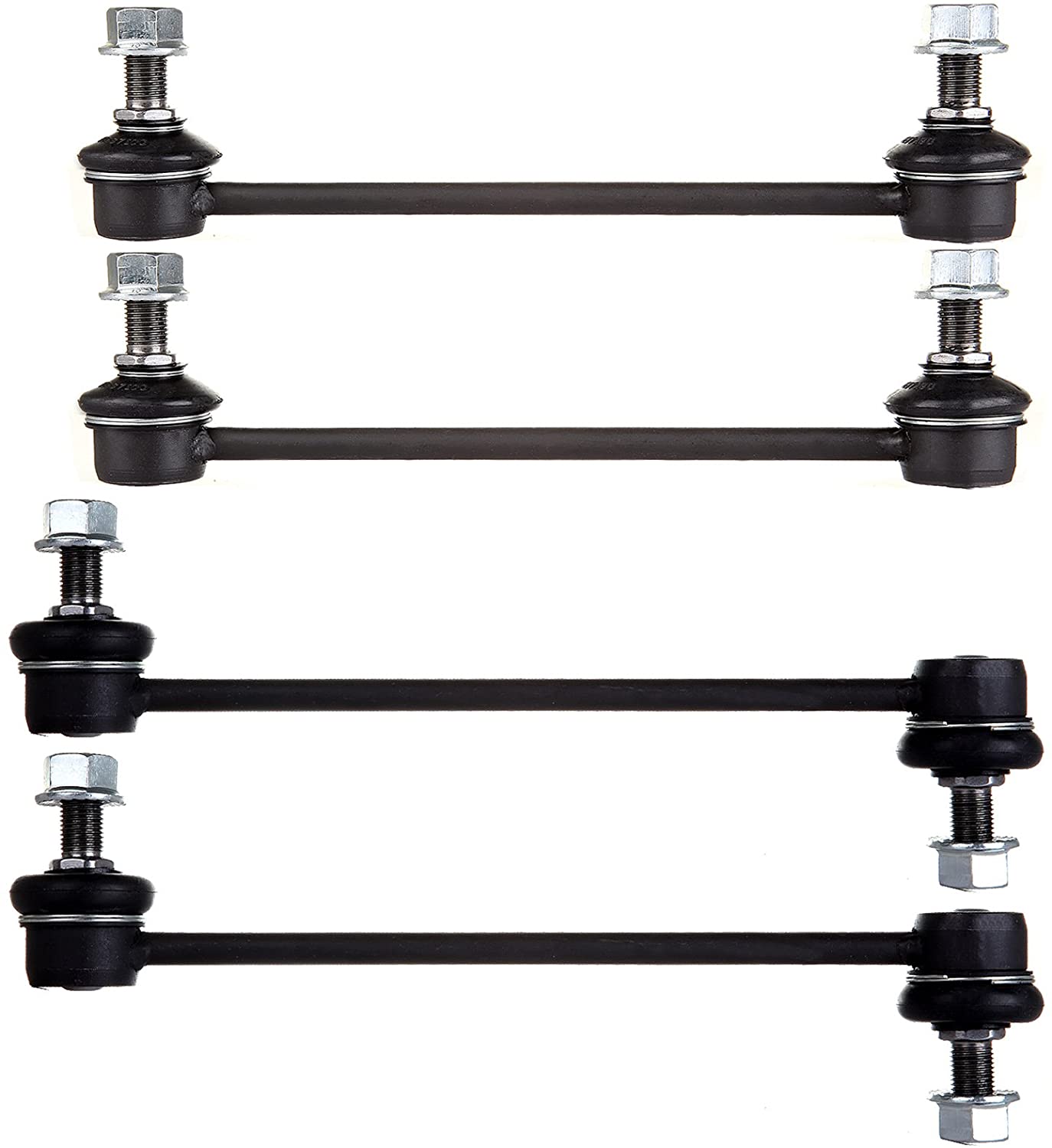 SCITOO Suspension Kit Sway Bar Kit Front Rear Sway Bar End Links fit Hyundai Tucson Kia Sportage 2005 2006 2007 2008 2009 2010 4PC K80510 K80511