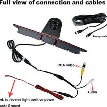 Sprinter Brake Light Backup Camera Compatible for Sprinter W906 324H 524H/Crafter Transporter Vans LED Light Parking