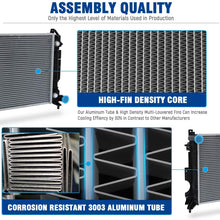 CU2080 Radiator Replacement for 9-3 900 Base L4 2.0L