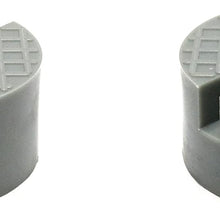 TMB Motorsports 2 Pack Polyurethane Universal Medium Size Slotted Jack Pad Frame Rail Protector