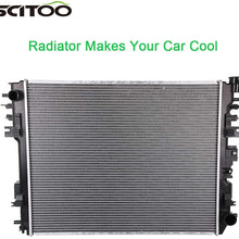 SCITOO Radiator Compatible with 2009-2010 Dodge Ram 1500 2010-2014 Ram Ram Pickup/2500/3500 CU13129 CH3010353,13129