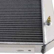 CoolingSky 3 Row Aluminum Radiator +Fan Shroud Combo &Thermostat Relay Kit for 1955-1957 Chevy Bel Air/Nomad/Del Ray /150 /210丨More V8 Cars