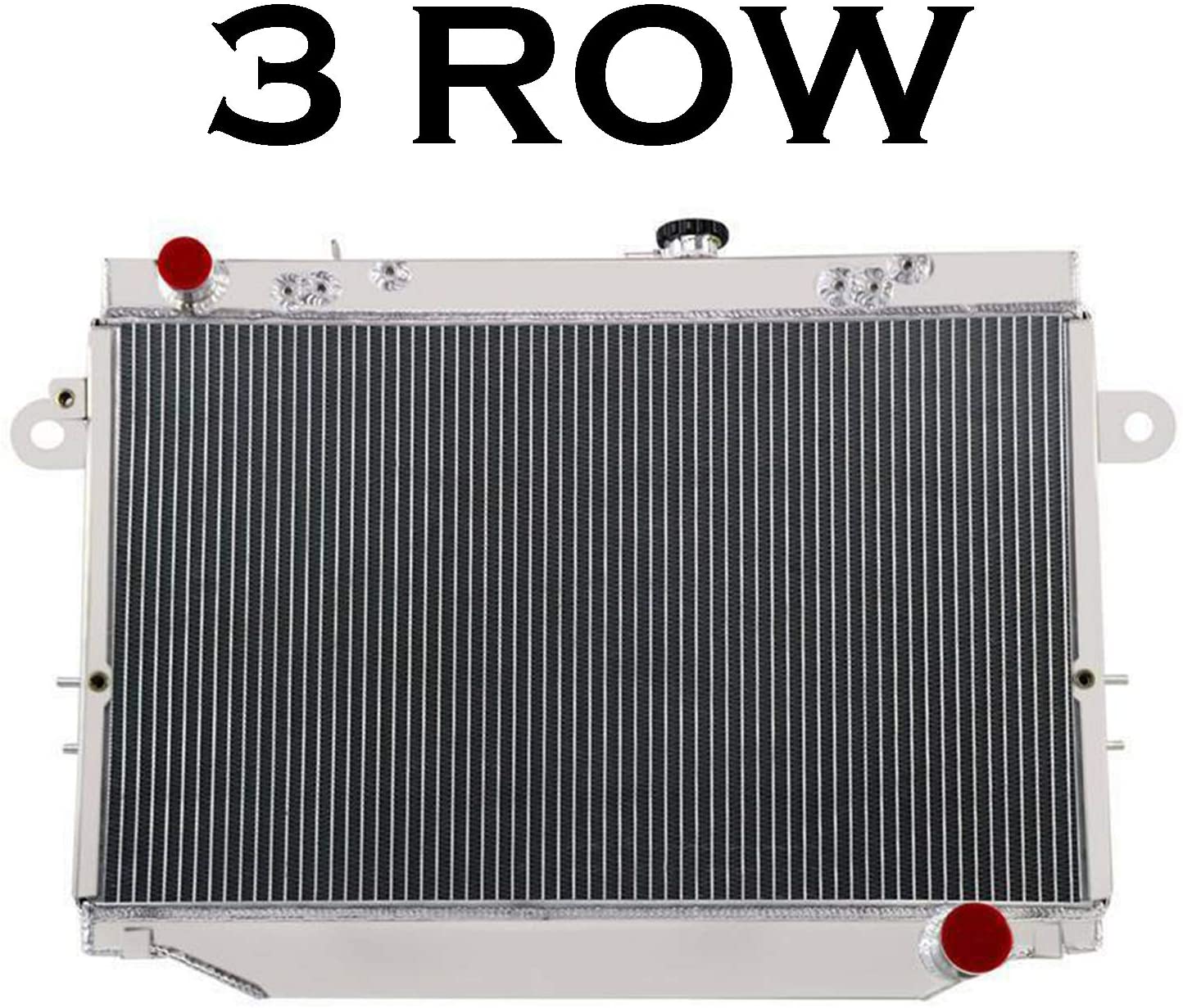 ALLOYWORKS 3 Row All Aluminum Radiator For 1998-2007 Toyota Land Cruiser 100 Series HDJ100R FZJ105R HZJ105R 4.7L V8