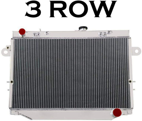 ALLOYWORKS 3 Row All Aluminum Radiator For 1998-2007 Toyota Land Cruiser 100 Series HDJ100R FZJ105R HZJ105R 4.7L V8