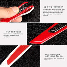 TRUE LINE Automotive Reflective Car Side Door Fender Wheel Well Warning Molding Trim Sticker Safety Markers (Style 1, Silver)