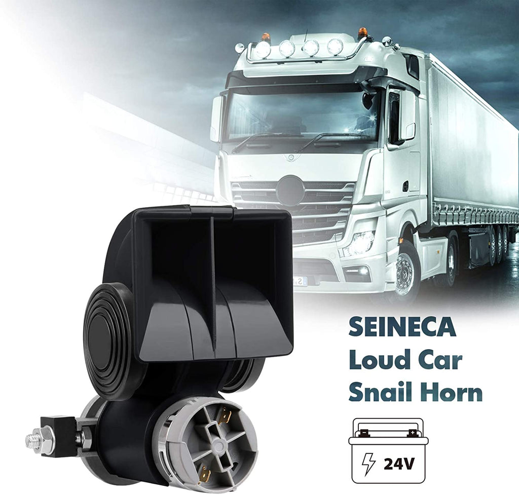 SEINECA Car Air Horn 12V Snail Compact with Compressor Automotive Rela –  PartLimit
