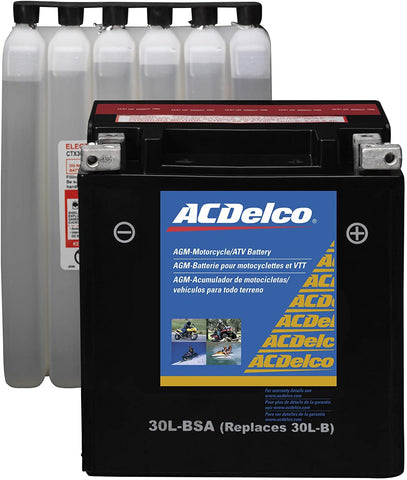ACDelco ATX30LBSA Specialty AGM Powersports JIS 30CL-B-BSA Battery