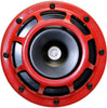Uniq World Wide Dual Super Tone Loud Blast 139Db Universal Euro RED Round Horns (Quantity 2) High Tone/Low Tone Twin Horn Kit with Bracket Pair Compact