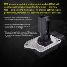 FAERSI Mass Air Flow Meter Sensor MAF 74-50011 XF2F12B579BA for Ford Mercury Mazda 3.0L 3.8L, 2001-2004 Mustang, 2000-2004 Focus, 1999-2003 Explorer, 2001-2003 Ranger, 2001-2004 Tribute & More