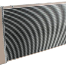 OzCoolingParts 3 Row Core Aluminum Replacement Radiator + 2 x 12" Fan w/Shroud + Thermostat Kit for 1960-1990 85 86 87 88 Chevy Chevelle El Camino Truck Buick Cadillac Oldsmobile Pontiac