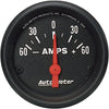 AUTO METER 2644 Z-Series Electric Ammeter Gauge,2.3125 in.