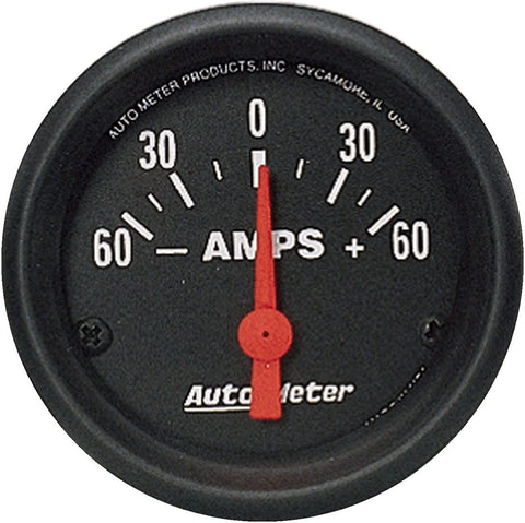 AUTO METER 2644 Z-Series Electric Ammeter Gauge,2.3125 in.