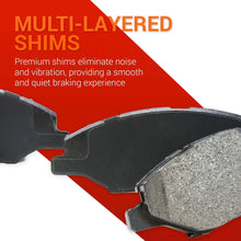 Apex One REAR Performance Series Rotors with Friction Point Ceramic Brake Pads EN03262
