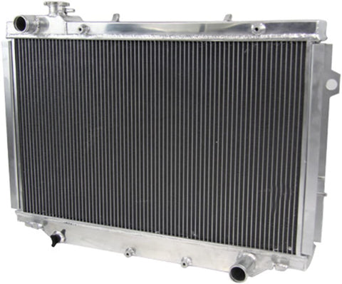 Primecooling 66MM 4 Row Core Aluminum Radiator for Toyota Landcruiser 80 Series,1HZ 1HDT HZJ80 HDJ80; Lexus LX450 Turbo Diesel 1990-98 MT