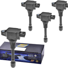 Set of 4 Herko Ignition Coil B233 For Nissan March Versa Micra Versa Note 17-11