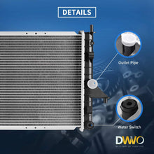 Complete Radiator Compatible with 1994-2002 Saturn SC1 SC2, for 1994-2002 Saturn SL SL1 SL2, for 1994-2001 Saturn SW1 SW2 Series 1.9L L4 4Cyl DWRD1020