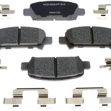 ACDelco 14D770CH Advantage Ceramic Rear Disc Brake Pad Set