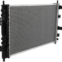 ECCPP Auto Parts Plastic Aluminum Replacement Radiator forLR2323 fit for 2001 2002 2003 2004 2005 2006 Sebring Dodge Stratus 2.4L 2.7L CU2323,CH3010117, CH3010334