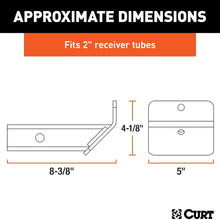 CURT 31007 Trailer Hitch Skid Plate for 2-Inch Receiver