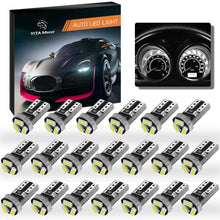 YITAMOTOR 20x T5 3-SMD Instrument Panel Cluster Dash White LED Bulb Light Lamp 74 70 37 17