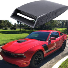 N\A Carbon Fiber AUTO Air Flow Intake Hood Scoop Bonnet Vent Sporty Cover Universal