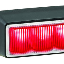 Federal Signal IPX300-2 IMPAXX LED Exterior/Perimeter Light, Class 2, Surface Mount, Clear Lens with Amber LEDs
