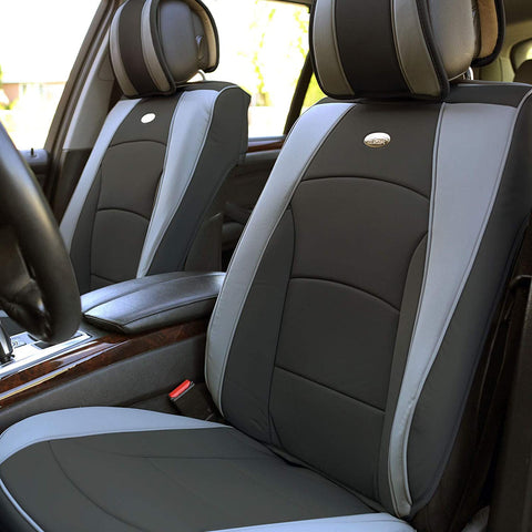 FH Group PU205BURGUNDY102 Burgundy Ultra Comfort Leatherette Front Seat Cushion (Airbag Compatible)