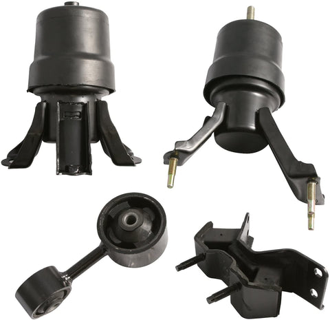 4pcs Motor Mounts Set Kit Compatible with 97-01 Toyota Camry and 99-01 Solara - 2.2L 4Cylinder Automatic Transmission - Engine Mounts