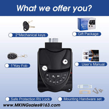 MKING Entry Door Lock Latch Keyless Handle Knob Deadbolt RV Caravan Trailer Car Camper | waterproof |fireproof | impact resistance |water resistance |fire resistance,