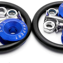 Xotic Tech JDM Quick Release Fasteners For Car Bumpers Trunk Fender Hatch Lids (Purple)