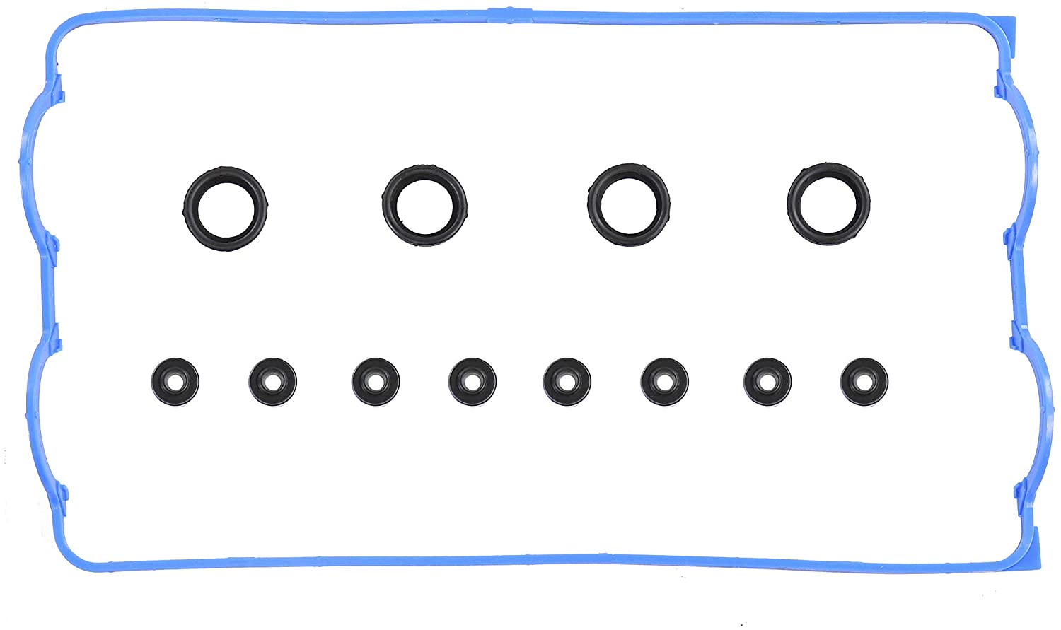 DNJ VC217G Valve Cover Gasket Set W/Grommets for 1992-2001, Acura, Honda, Civic, Civic del Sol, Integra, 1.6L, 1.7L, 1.8L, DOHC, 16V, 1588cc, 1678cc, 1797cc, 98cid
