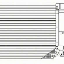 MDR OE Replacement for Dodge DAKOTA_PICKUP 2000-2003 Condenser (4930)(Partslink # CH3030123)