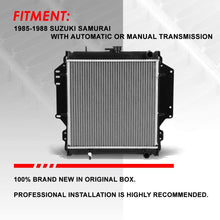 208 OE Style Aluminum Core Radiator Replacement for Suzuki Samurai 85-88