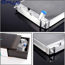 3 Row 52mm Aluminum Racing Cooling Radiator Stop Leak Compatible For Honda Civic EK EG B16A B18C DOHC 1992-1999 With 12" Radiator Cooling Fan