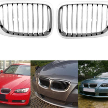 AMOPA Glossy Black M-Color Front Sport Kidney Grille Compatible with 1999-2002 Car E46 2-Door Coupe Cabriolet Pre-Facelift