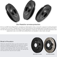 Complete Kit Black Drill/Slot Brake Rotors Kit & Ceramic Brake Pads CBC.44173.02