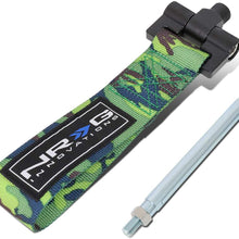 TOW-180CM1 Front Bumper Tow Strap Towing Hook Belt Replacement for VW Cabrio 99-02 /Jetta Golf 99-05