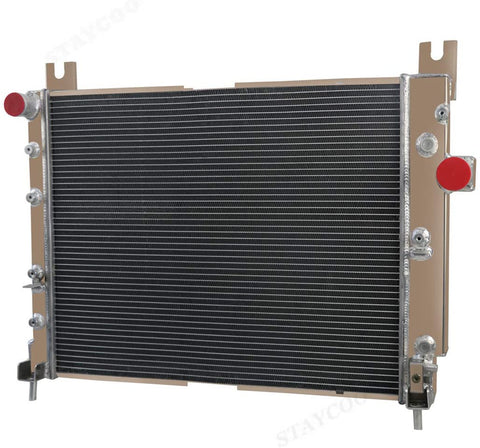 CoolingSky 45MM 3 Row All Aluminum Radiator for 2000-2004 Dodge Dakota Durango L4 2.5L V6 3.7L 3.9L 4.7L V8 5.2L 5.9L