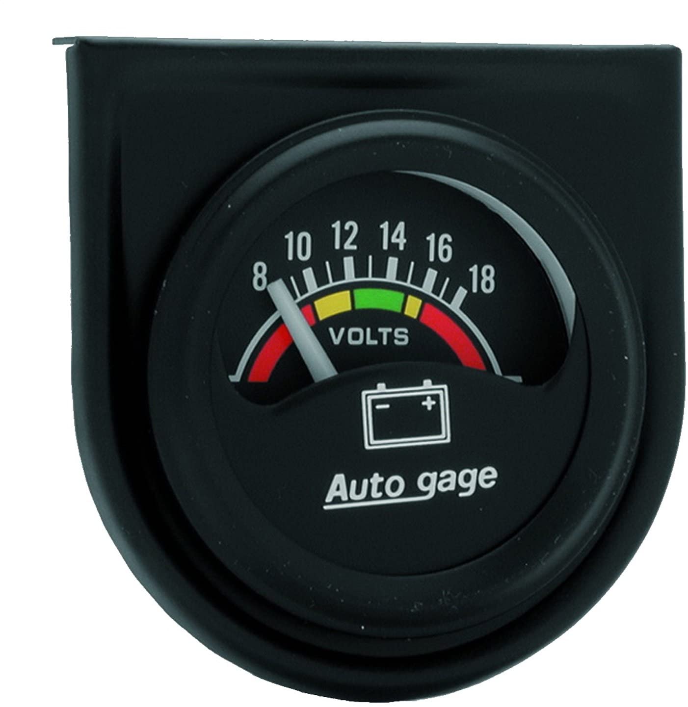 AUTO METER 2356 Autogage Electric Voltmeter Gauge , 1.500 in.