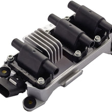 ENA Ignition Coil Pack Compatible with 1998-2001 Audi A4 A6 Quattro 1998-05 Volkswagen Passat 2.8L V6 UF-256 C1171 UF256