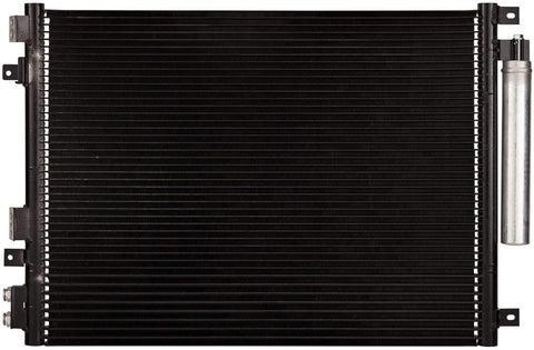 Saiyingli Automotive Cooling A/C AC Condenser All Aluminum with Oil Cooler | for 2011-16 Dodge Challenger 6.4L 2015-16 Challenger 6.2L & 2005-08 Dodge Magnum V8